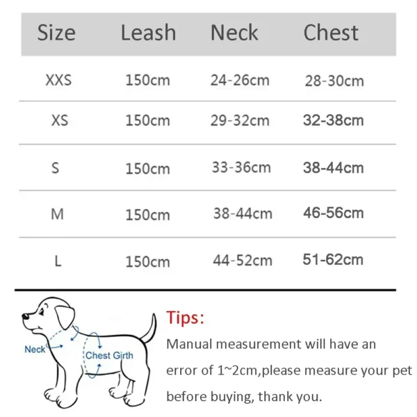 Dog Harness Leash Set for Small Dogs Adjustable Puppy Cat Harness Vest French Bulldog Chihuahua Pug Outdoor Walking Lead Leash - Image 6