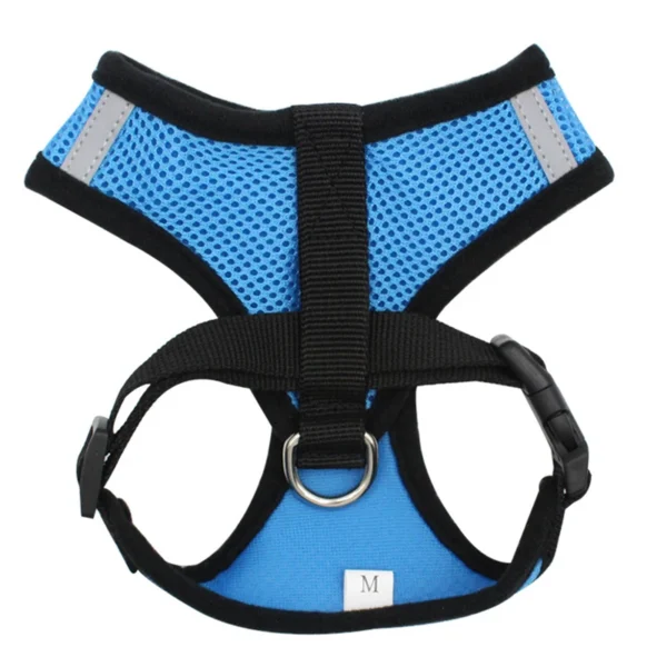 Reflective Breathable Mesh Dog Harness and Leash Set Puppy Dog Cat Vest Harness for Small Dogs Dog Accessories Supplies - Image 4