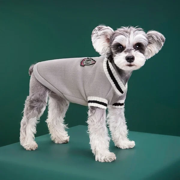 XS-5XL Pet College Style Clothes for Small Large Dogs Warm Sweater Puppy Vest French Bulldog Yorkie Chihuahua Coat Dog Supplies - Image 2